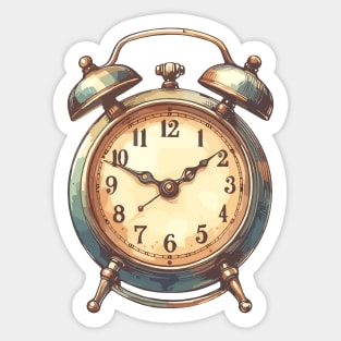 Retro Vintage Clock Sticker